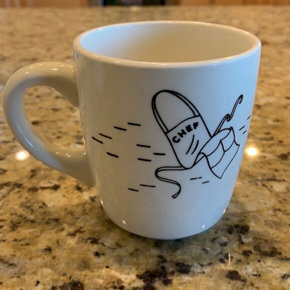 Set of 4‎ Kitschy vintage mugs Grilling BBQ Set Tea Cups ceramic - Picture 3 of 5